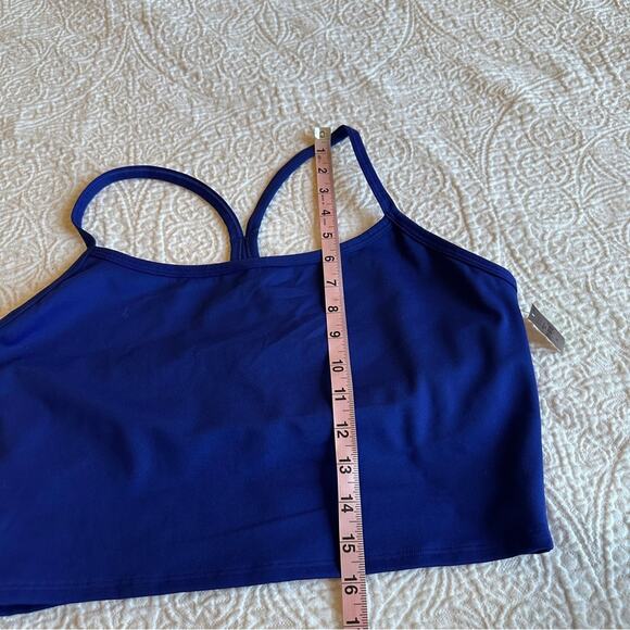 GAP Power Racerback Brami Sports Bra NEW XL Blue - Picture 7 of 8